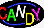 Image result for Candy Neon Sign