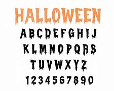 Image result for Halloween Letters Font