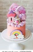 Image result for Little Girl Birthday Cake Pink Flower