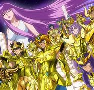 Image result for Gold Anime Lion Saint Saya