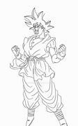 Image result for Goku Face Drawing Base Form