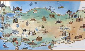 Image result for Turkey Tourist Map