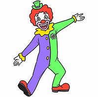 Image result for Dancing Cartoon Clown Drawing