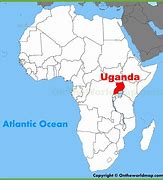 Image result for Uganda On African Map