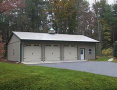 Image result for 3 Car Garage Pole Barn