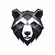 Image result for Black Bear Head White Background