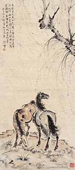 Image result for Xu Beihong Horse Painting