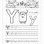 Image result for Letter Y Worksheets