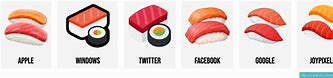 Image result for Sushi Emoji