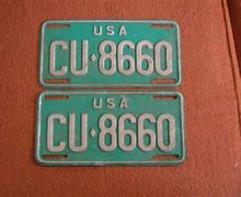 Image result for Old State License Plates