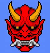 Image result for Oni Mask Pixel Art