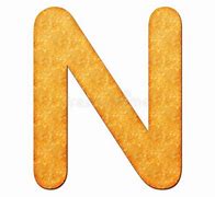 Image result for Orange Letter N