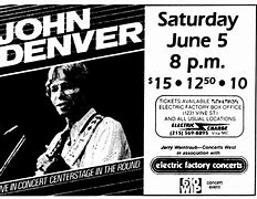 Image result for John Denver Concert Blossom Music Center