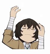 Image result for Dazai BSD Funny Sticker