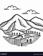 Image result for A Drawing of a Mountain