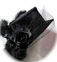 Image result for Goth Hat Covering Face