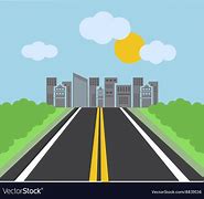 Image result for Footpath On Road Vector Pics