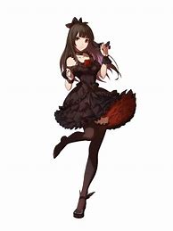 Image result for Anime Girl Black Clothes