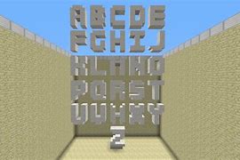 Image result for Letters in Minecraft Blocks