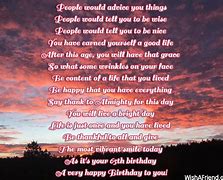 Image result for 65th Birthday Poems