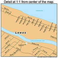 Image result for Lewes Delaware Beach Map