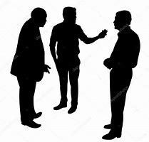 Image result for Men Talking Silhouette