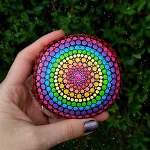 Image result for Rock Painting Dot Art