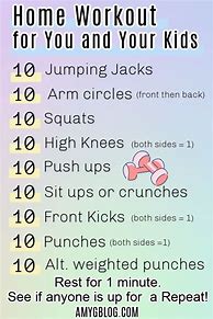 Image result for Workout Routine for Kids