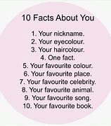 Image result for 10 Facts About You Meme