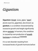 Image result for Example of Gigantism