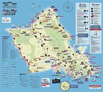 Image result for Map of Oahu Island