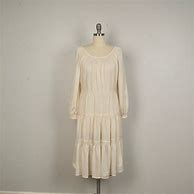 Image result for Off White Peasant Dress