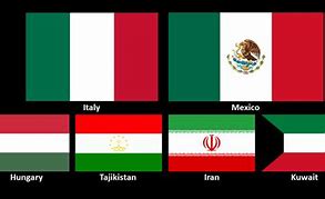 Image result for Italy vs Mexico Flag