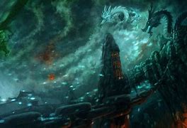 Image result for Nezha Defeats the Dragon King