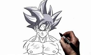 Image result for goku head drawing