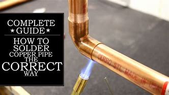 Image result for Soldering Pipes