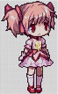 Image result for Kawaii Pixel Art Anime