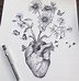 Image result for sketch heart outline