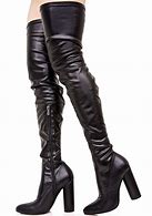 Image result for Thigh High Fur Boots