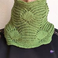 Image result for Green Knitted Circle Scarf