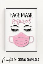 Image result for Free Printable Face Mask Signs