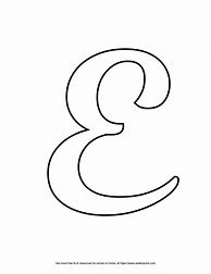 Image result for Bubble Letter E Lowercase