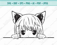 Image result for Free Anime Women SVG