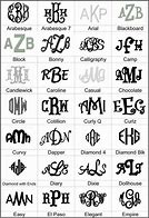 Image result for Monogram Letter Fonts Alphabet