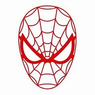 Image result for SpiderMan Head SVG