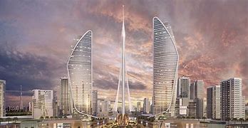 Image result for Dubai Creek Tower Sketch