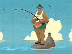 Image result for Gone Fishing Charactures