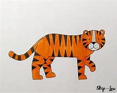 Image result for Cute Tiger Line Art