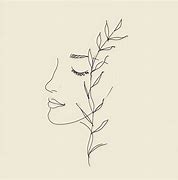 Image result for Girl Simple Line Art Drawing