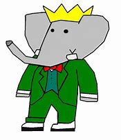 Image result for Babar The Elephant Art